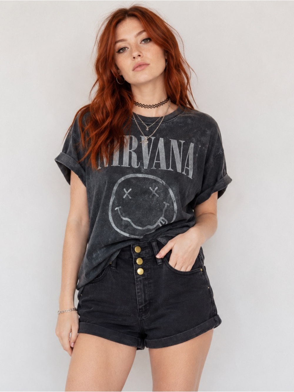 185. .  Refuge Women's Denim Shorts Black Size 0 moto